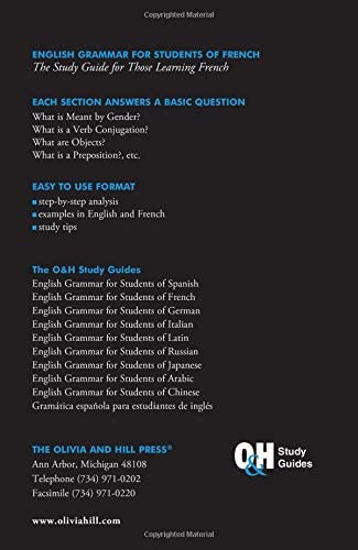English Grammar for Students of French